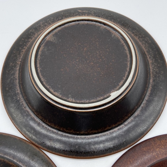 Ruska by Arabia of Finland 3 Rimmed Soup / Cereal Bowls - Picture 6 of 9